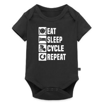 Vélo de route Femmes Cycliste de route Hommes Vélo de route - Body à manches courtes Premium Bébé - noir - Devant