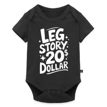 Amputation Behinderung - Baby Premium Kurzarmbody - Schwarz - Vorne
