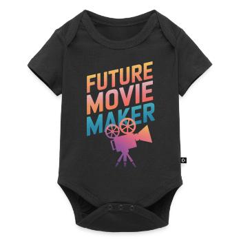 Filmmaker Film Director Cinematographer Film - Baby Premium short-sleeve bodysuit - black - Front