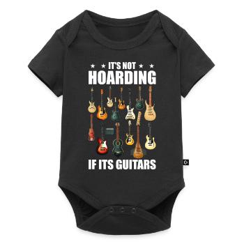 it's not hoarding if its guitars - Body à manches courtes Premium Bébé - noir - Devant