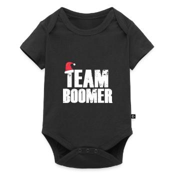Team Boomer Hoodie Christmas Gift - Baby Premium short-sleeve bodysuit - black - Front