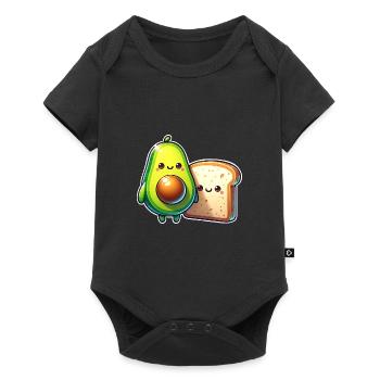 Avocado Toast - Baby Premium short-sleeve bodysuit - black - Front