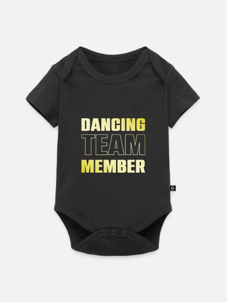Dancing Team - Baby Premium Kurzarmbody - Schwarz