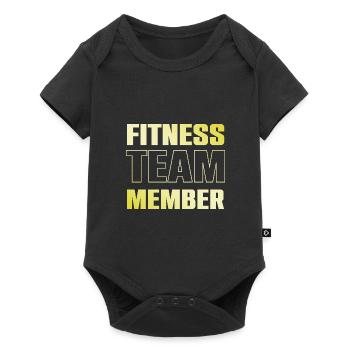 Équipe de remise en forme - Body à manches courtes Premium Bébé - noir - Devant