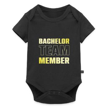 Bachelor Team - Baby Premium Kurzarmbody - Schwarz - Vorne