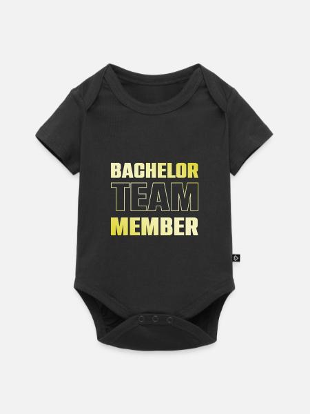 Bachelor Team - Baby Premium Kurzarmbody - Schwarz