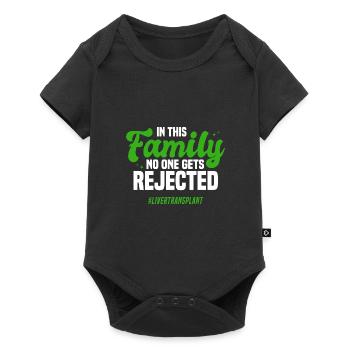 Leberempfänger - Baby Premium Kurzarmbody - Schwarz - Vorne