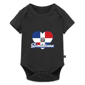 République dominicaine - Body à manches courtes Premium Bébé - noir - Devant