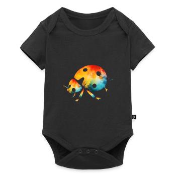 ladybug - Baby Premium short-sleeve bodysuit - black - Front