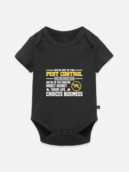 Schädlingsbekämpfer - Baby Premium Kurzarmbody - Schwarz