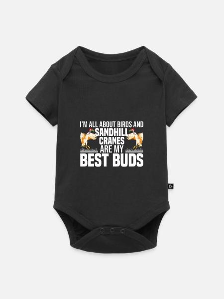 Vogelbeobachter - Baby Premium Kurzarmbody - Schwarz