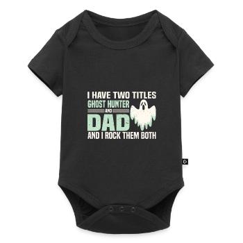 Dictons de SOS Fantômes | Cadeaux Ghost Hunter - Body à manches courtes Premium Bébé - noir - Devant