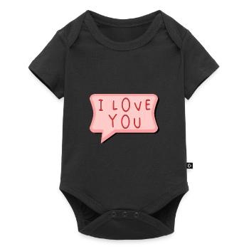 PAAR. GERADE VERHEIRATET. Junggesellinnenabschied. HEILIGER VALENTINSTAG. MARIES - Baby Premium Kurzarmbody - Schwarz - Vorne