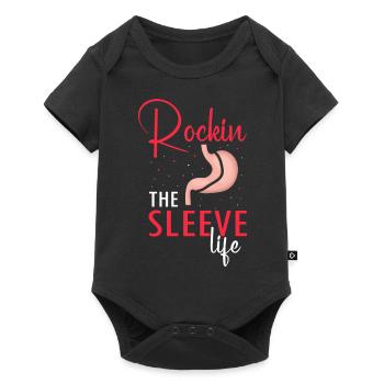 Gastric Bypass and Gastric Bypass Operation Design - Baby Premium short-sleeve bodysuit - black - Front