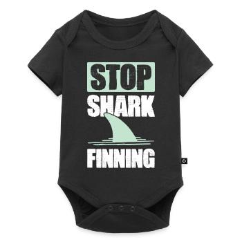 Bien-être animal Requins - Body à manches courtes Premium Bébé - noir - Devant