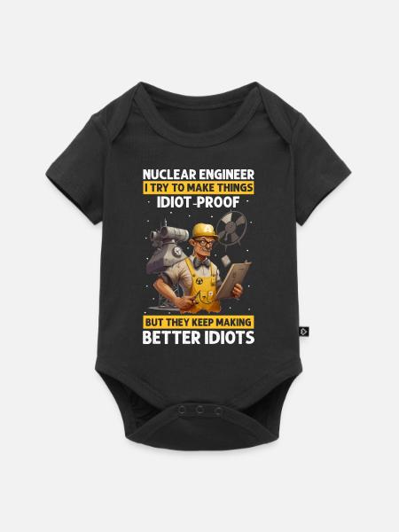 Kernenergie Spruch für Kernenergie - Baby Premium Kurzarmbody - Schwarz