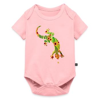 Lézard E 110 - Body à manches courtes Premium Bébé - rose - Devant