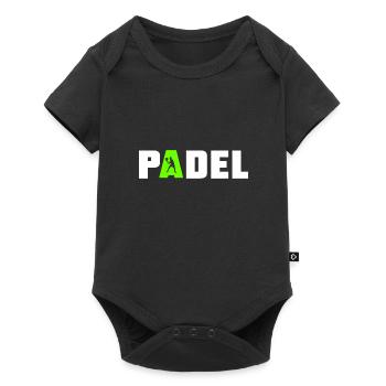 Padel Sport Logo - Body à manches courtes Premium Bébé - noir - Devant