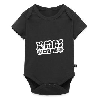 Noël de l’équipage de Noël - Body à manches courtes Premium Bébé - noir - Devant