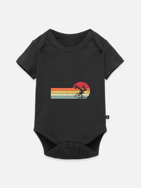 Breakdance - Baby Premium Kurzarmbody - Schwarz