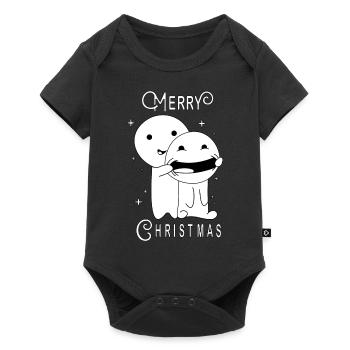Merry Christmas - Baby Premium short-sleeve bodysuit - black - Front