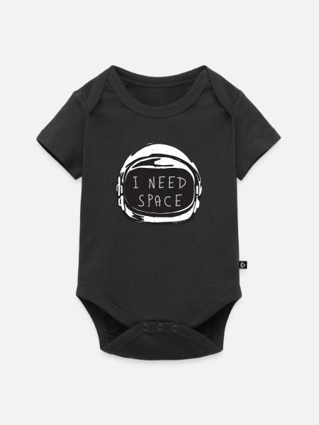 NASA - Baby Premium Kurzarmbody - Schwarz