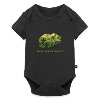 Durabilité - Body à manches courtes Premium Bébé - noir - Devant