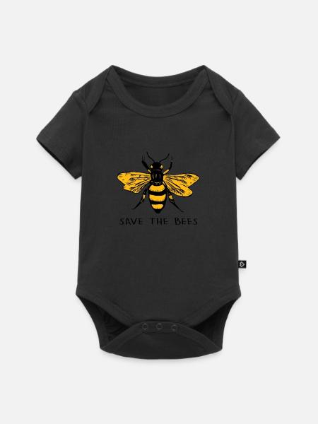 Nachhaltigkeit - Baby Premium Kurzarmbody - Schwarz