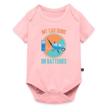 Sustainability - Baby Premium short-sleeve bodysuit - rose - Front