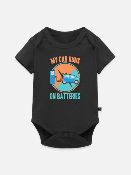 Nachhaltigkeit - Baby Premium Kurzarmbody - Schwarz