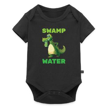 Alligator - Baby Premium short-sleeve bodysuit - black - Front