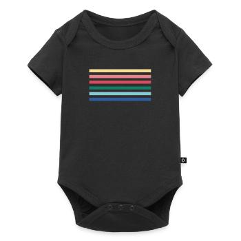 Rainbow - Baby Premium short-sleeve bodysuit - black - Front