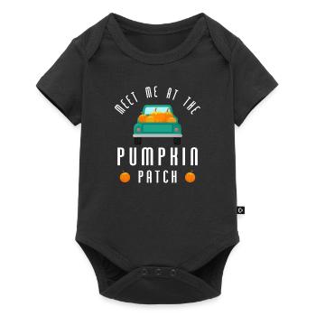 Retrouvez-moi au Pumpkin Patch - Body à manches courtes Premium Bébé - noir - Devant