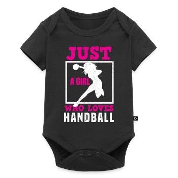 Handball Handball Player Ball Sport - Baby Premium short-sleeve bodysuit - black - Front
