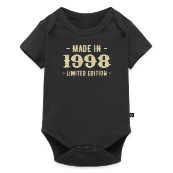 Vintage 1998 Édition Limitée Cadeau 1998 - Body à manches courtes Premium Bébé - noir - Devant