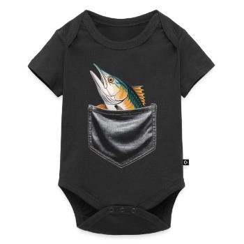 Tarpon - Baby Premium Kurzarmbody - Schwarz - Vorne