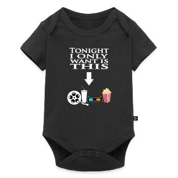Cinéma Cinéma Soirée Passion - Body à manches courtes Premium Bébé - noir - Devant