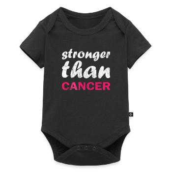 Plus fort que le cancer - Body à manches courtes Premium Bébé - noir - Devant