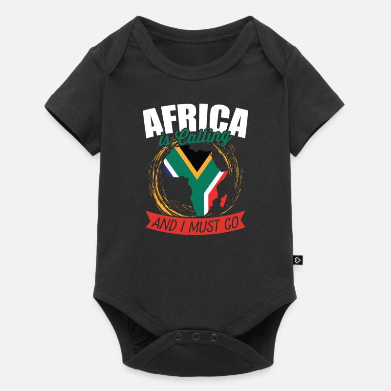 Afrika Ruf - Baby Premium Kurzarmbody - Schwarz