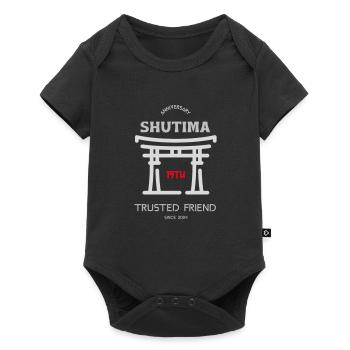 Japanese Anniversary Trusted Friends - Baby Premium Kurzarmbody - Schwarz - Vorne