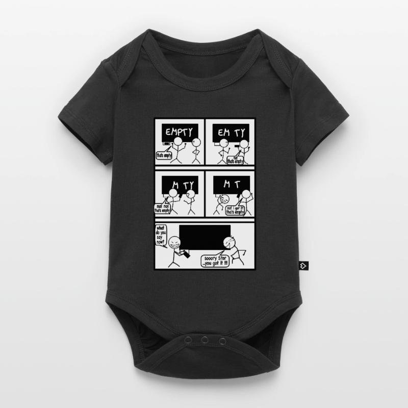 Comic empty leerer gehts nicht, funny Baby Premium Kurzarmbody