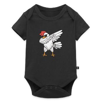 POULET DAB POULET POULET DABBING - Body à manches courtes Premium Bébé - noir - Devant