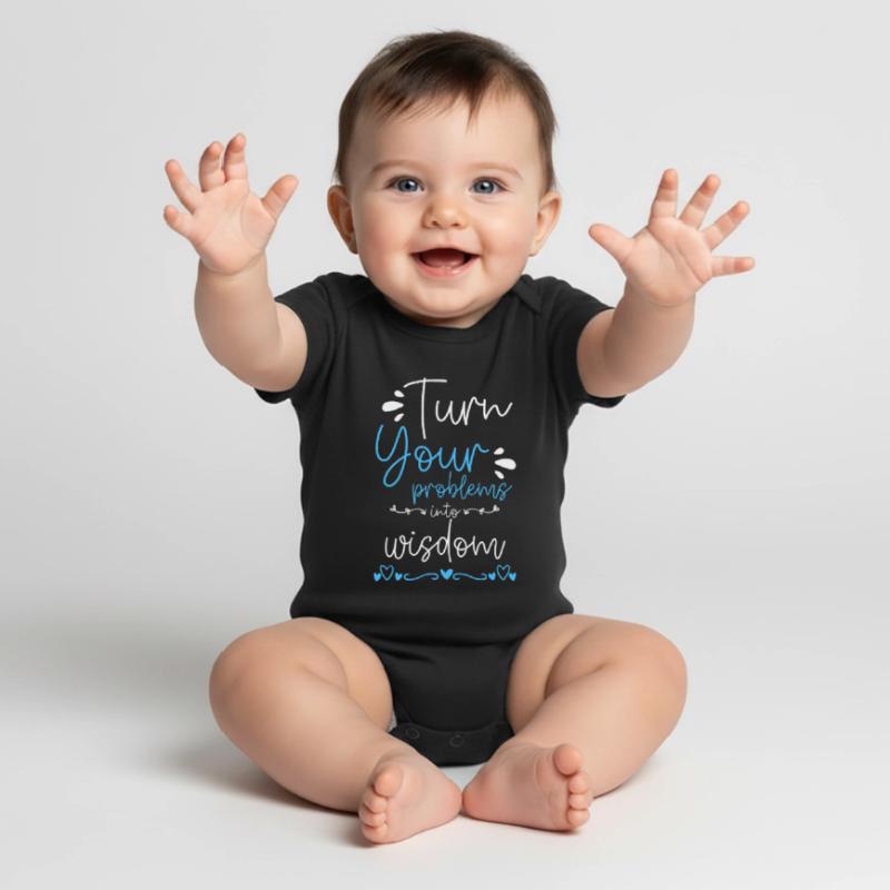 Problème Fun No problem Devise Body à manches courtes Premium Bébé