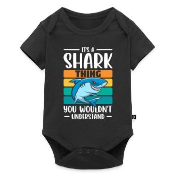 Requins Plongée Sailing Predator - Body à manches courtes Premium Bébé - noir - Devant