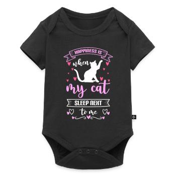 Happy Motivation Holiday Life Energy - Baby Premium short-sleeve bodysuit - black - Front