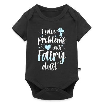 Fantasy Girl Magical Princess - Baby Premium short-sleeve bodysuit - black - Front