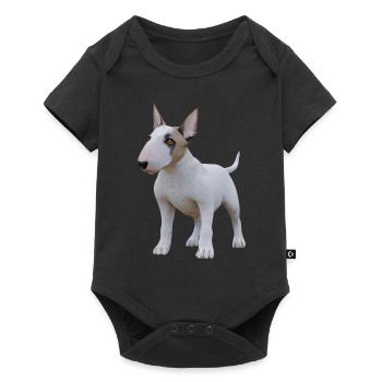 Miniature Bull Terrier - Body à manches courtes Premium Bébé - noir - Devant