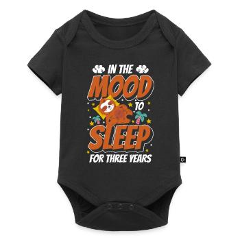 Chill tired Leisurely - Baby Premium short-sleeve bodysuit - black - Front