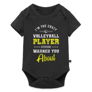 Sport Ball Trainer - Baby Premium short-sleeve bodysuit - black - Front
