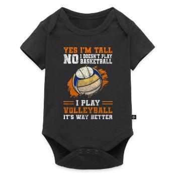 Sports Game Coach Beach Volleyball - Baby Premium short-sleeve bodysuit - black - Front